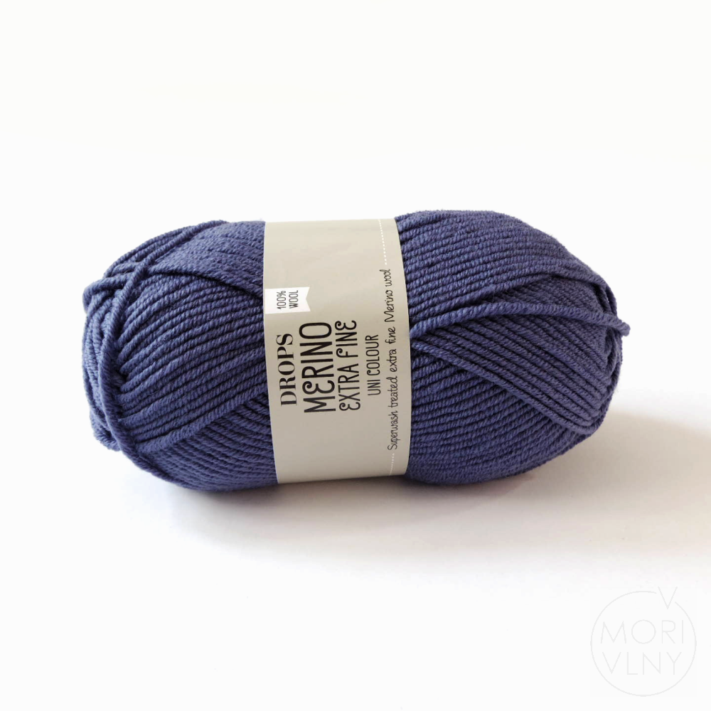 MERINO EXTRA FINE modrá bouře