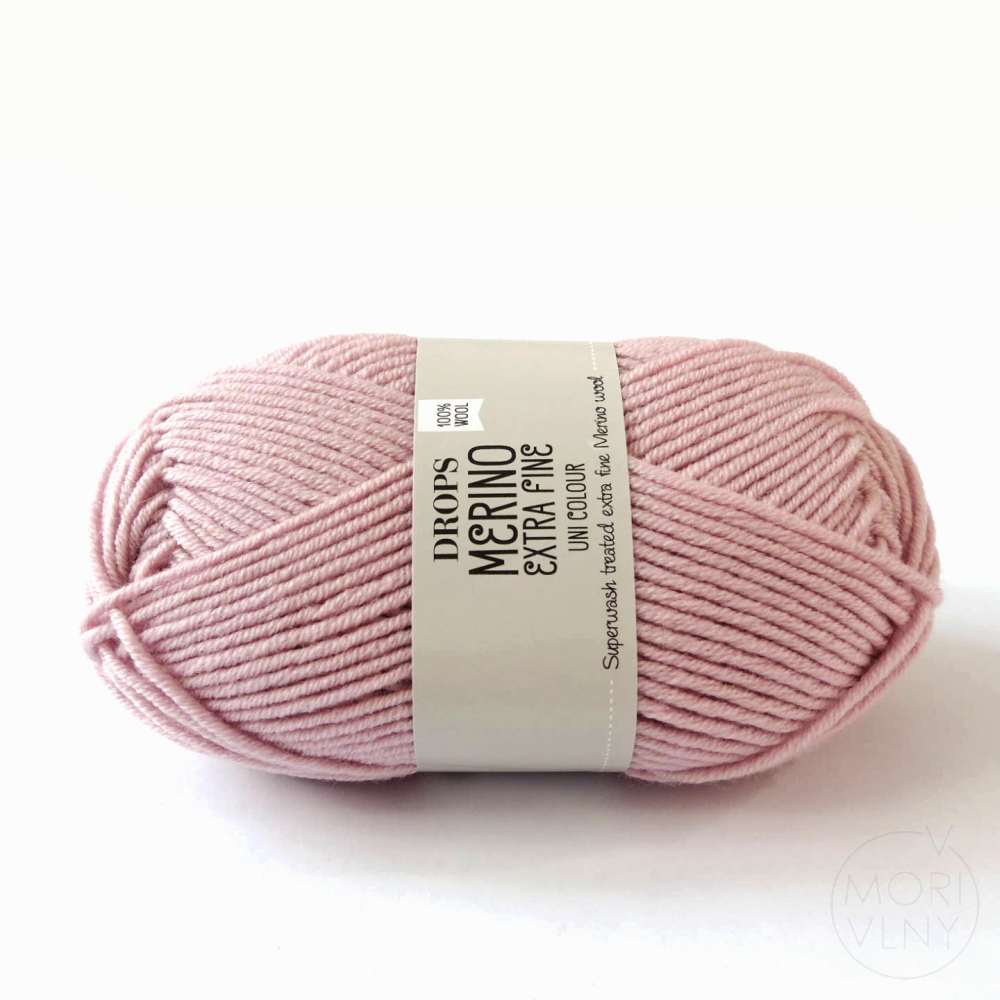 MERINO EXTRA FINE pudrová růžová
