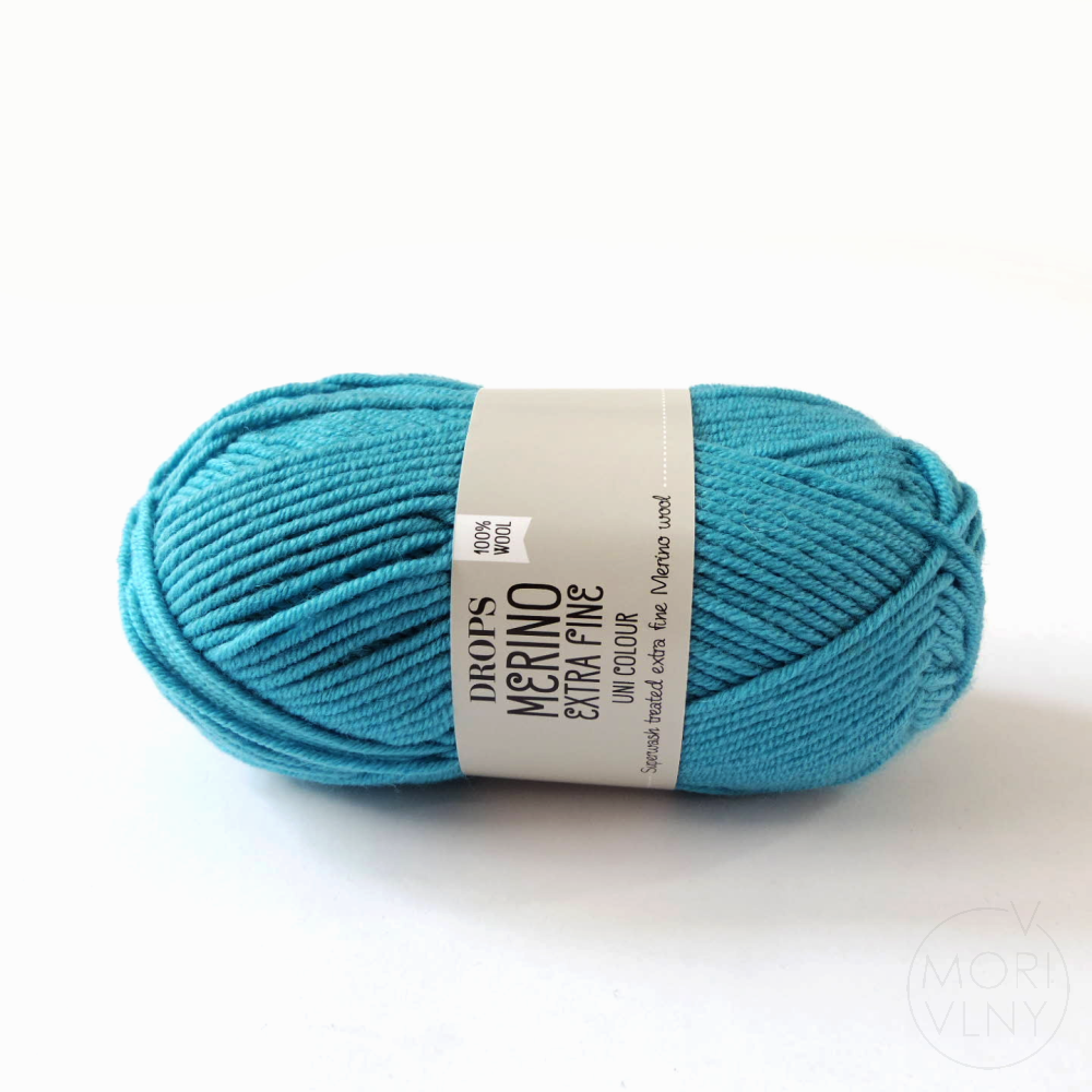 MERINO EXTRA FINE světlá tyrkysová