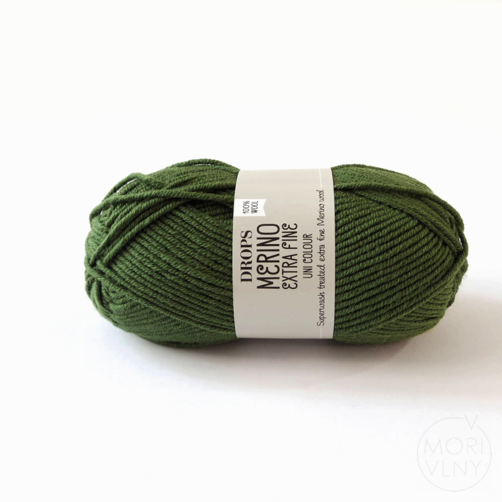 MERINO EXTRA FINE zelená listová