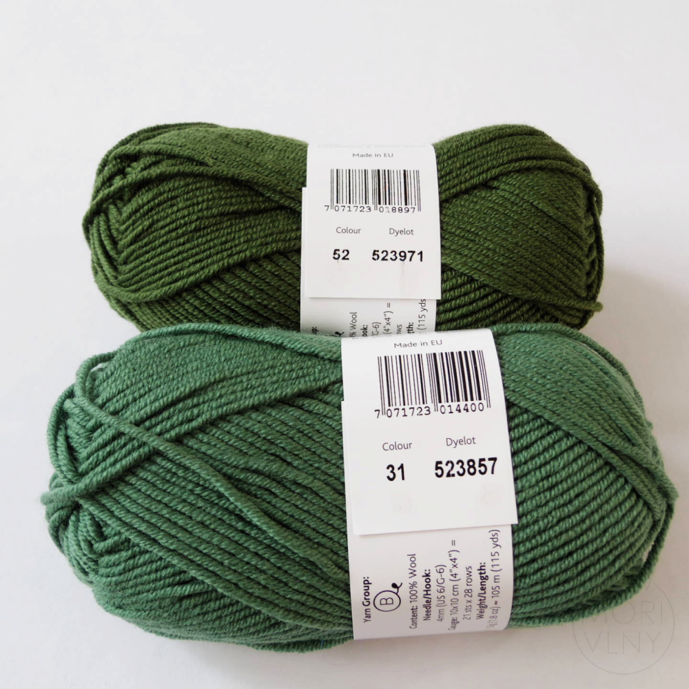 MERINO EXTRA FINE zelená listová - Obrázek 2