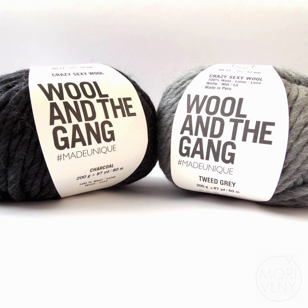 CRAZY SEXY WOOL Charcoal - Obrázek 2