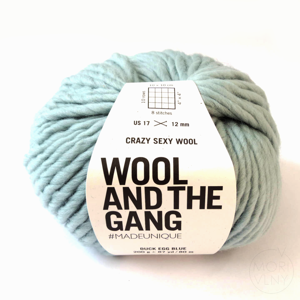 CRAZY SEXY WOOL Duck Egg Blue
