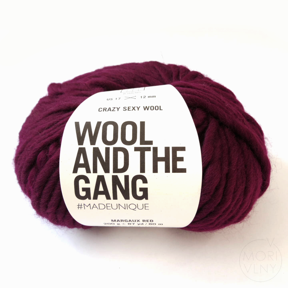 CRAZY SEXY WOOL Margaux Red