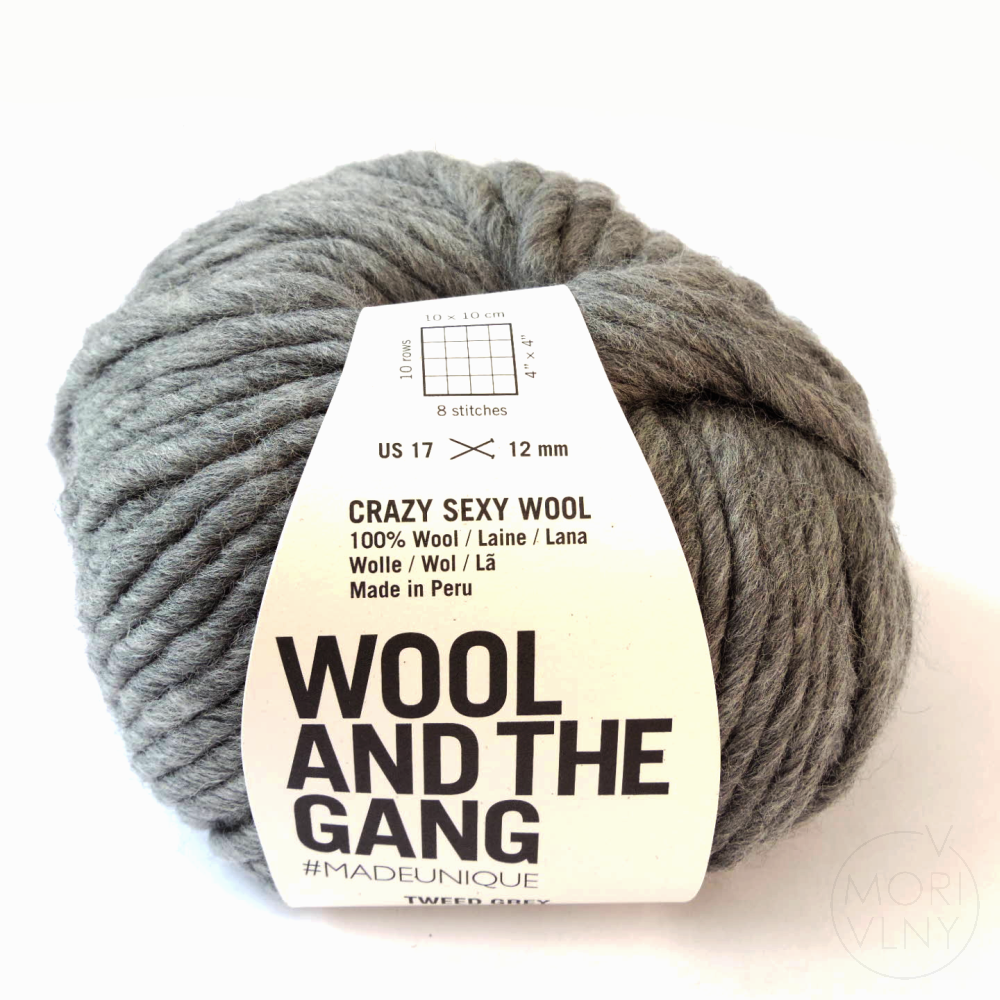 CRAZY SEXY WOOL Tweed Grey