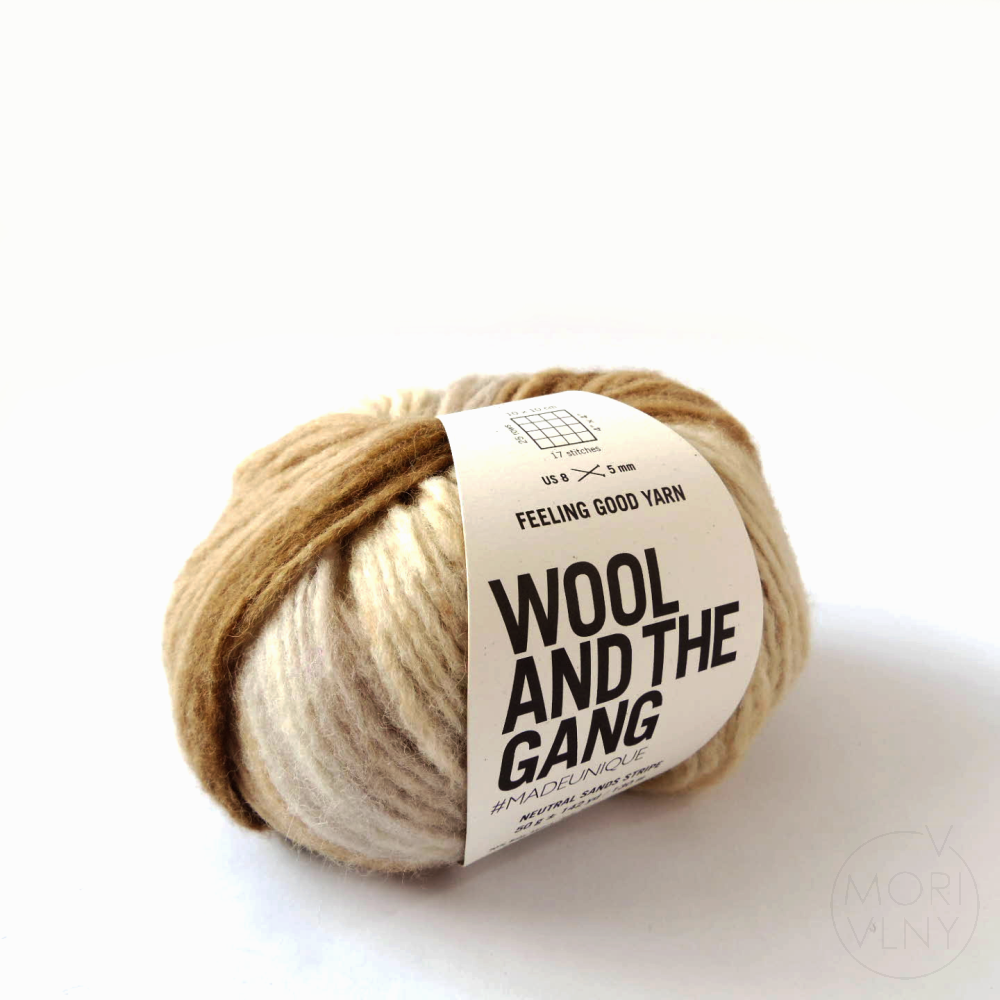FEELING GOOD YARN Stripe Neutral Sands