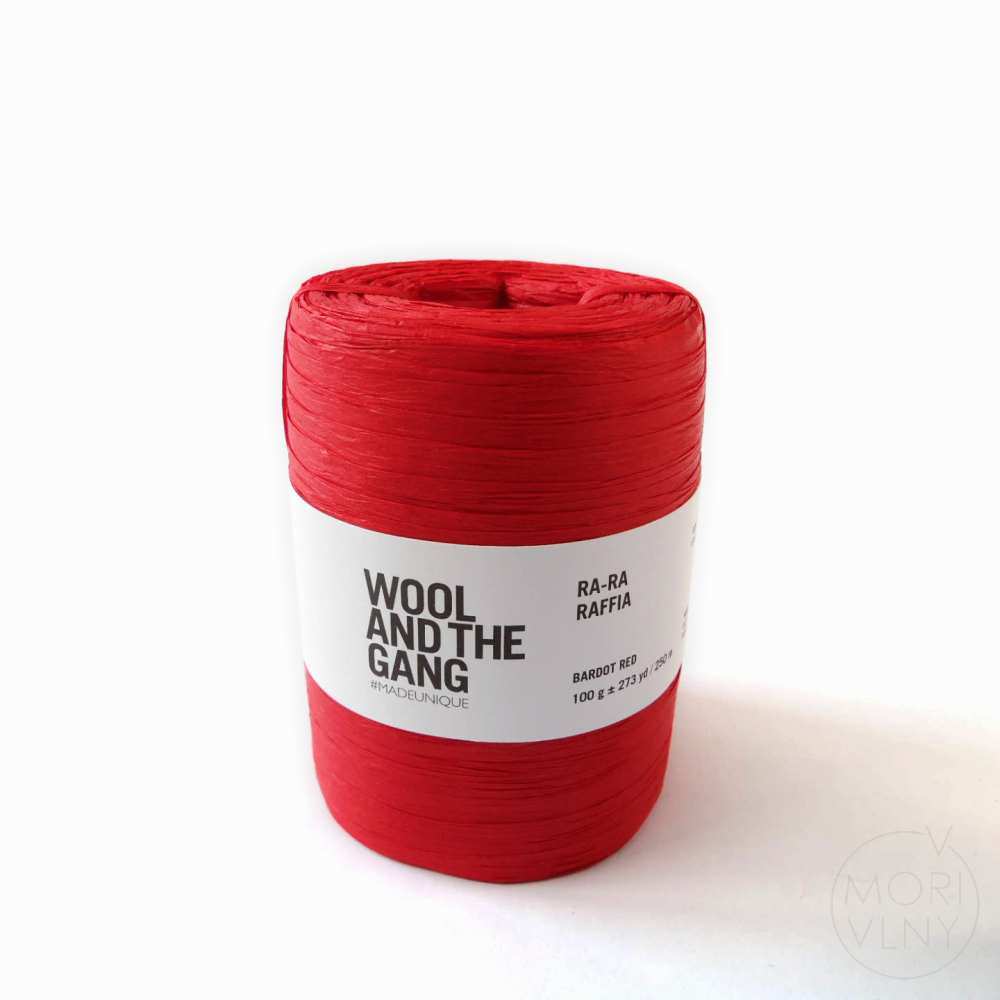 RA-RA RAFFIA Bardot Red