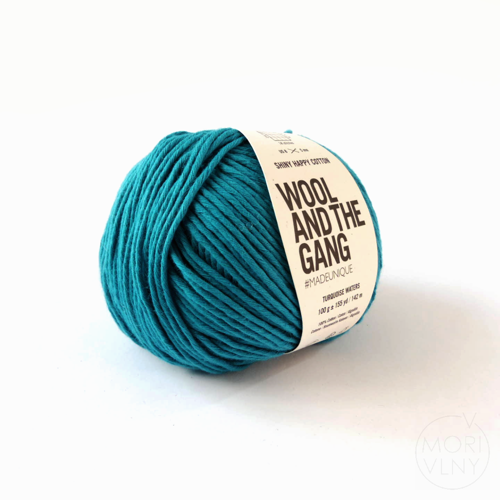 SHINY HAPPY COTTON Turquoise Waters