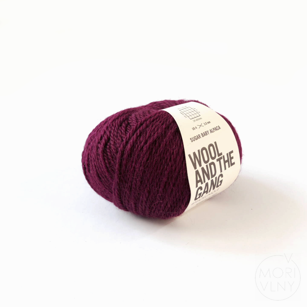 SUGAR BABY ALPACA Margaux Red