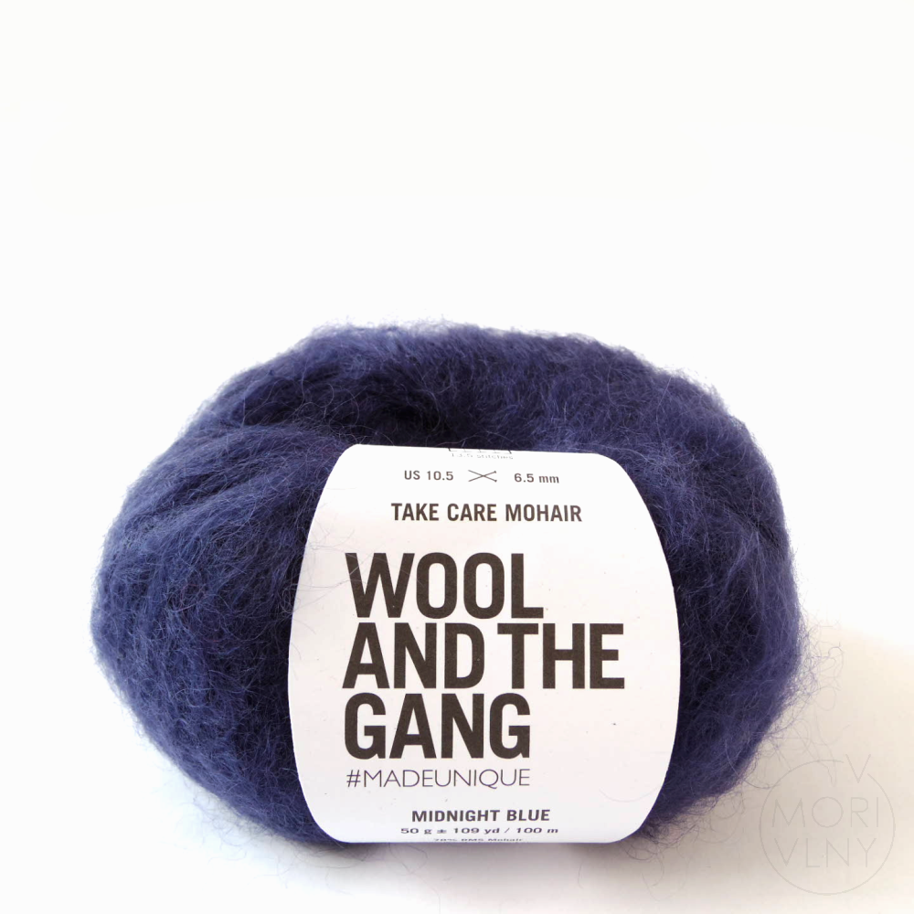 TAKE CARE MOHAIR Midnight Blue