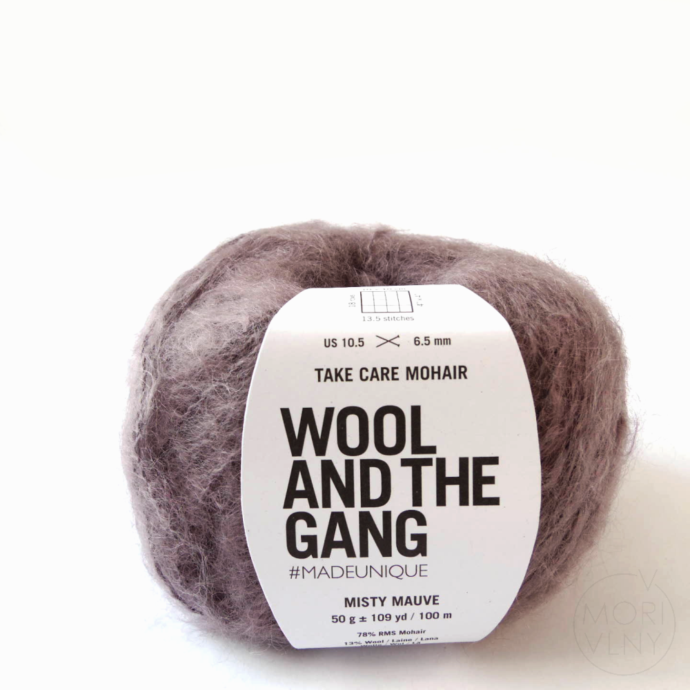 TAKE CARE MOHAIR Misty Mauve