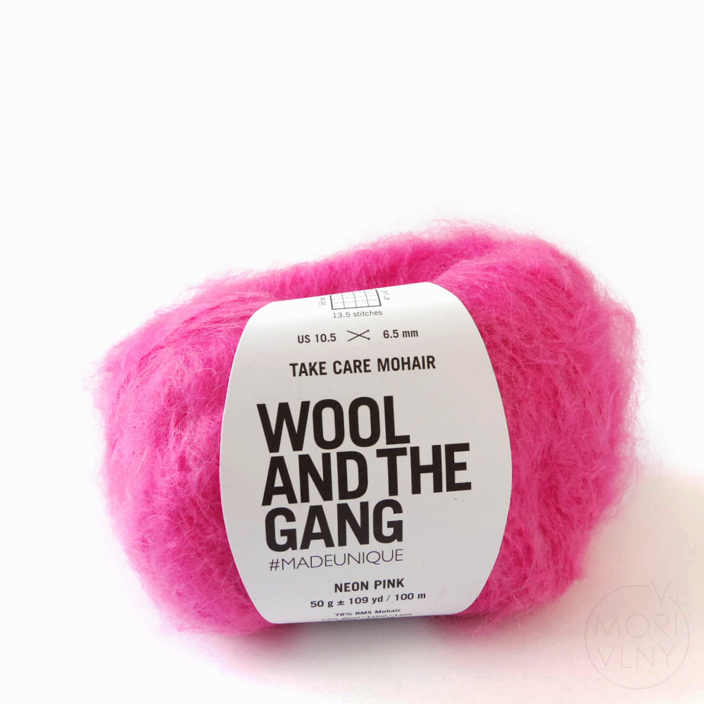 TAKE CARE MOHAIR Neon Pink