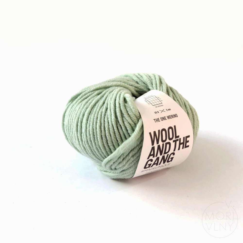 THE ONE MERINO Eucalyptus Green
