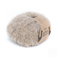 Alpaca Bouclé světlá béžová