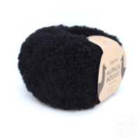 Alpaca Bouclé černá