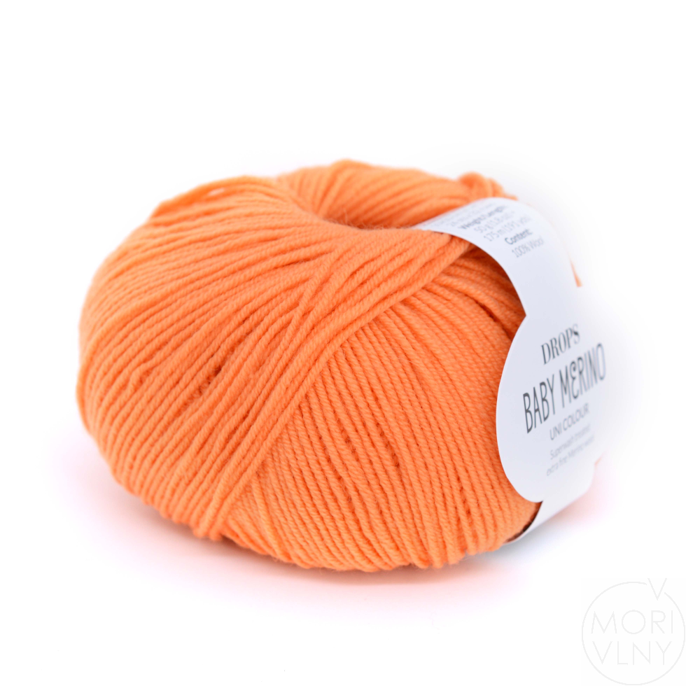 BABY MERINO oranžová