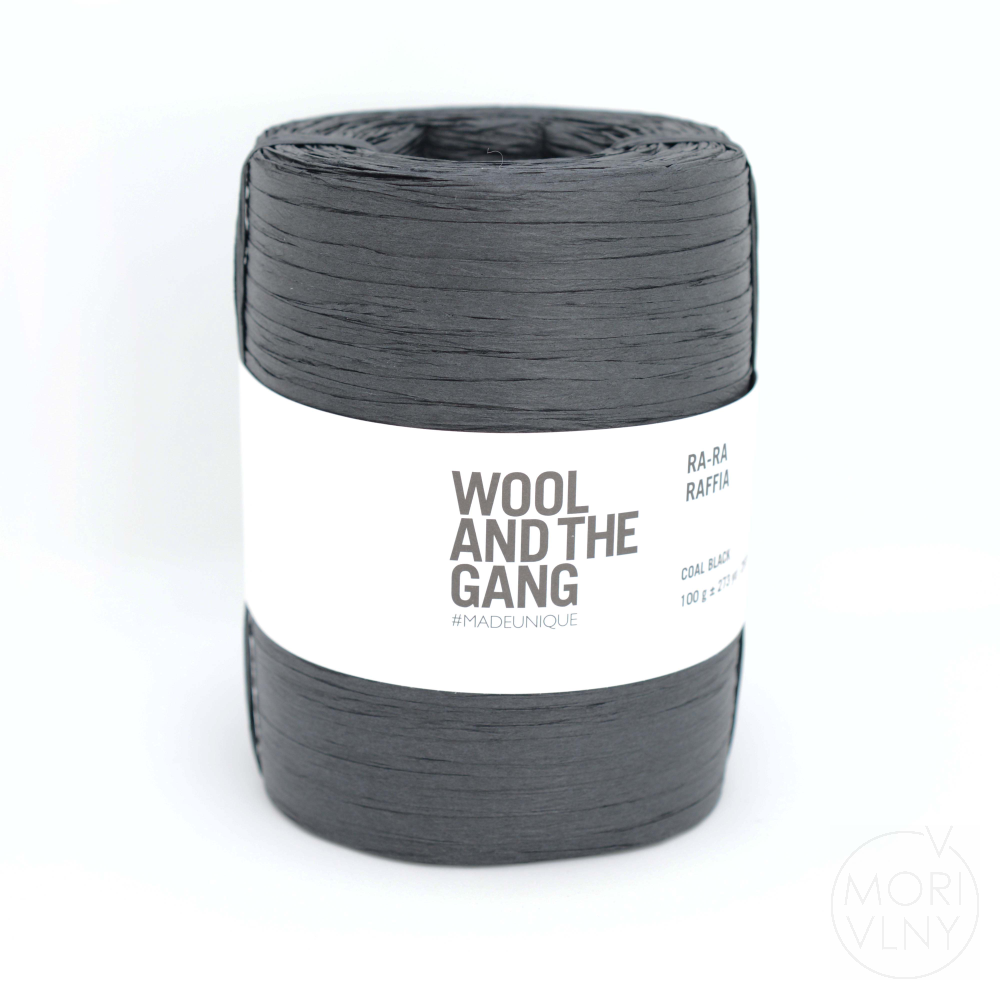RA-RA RAFFIA Coal Black