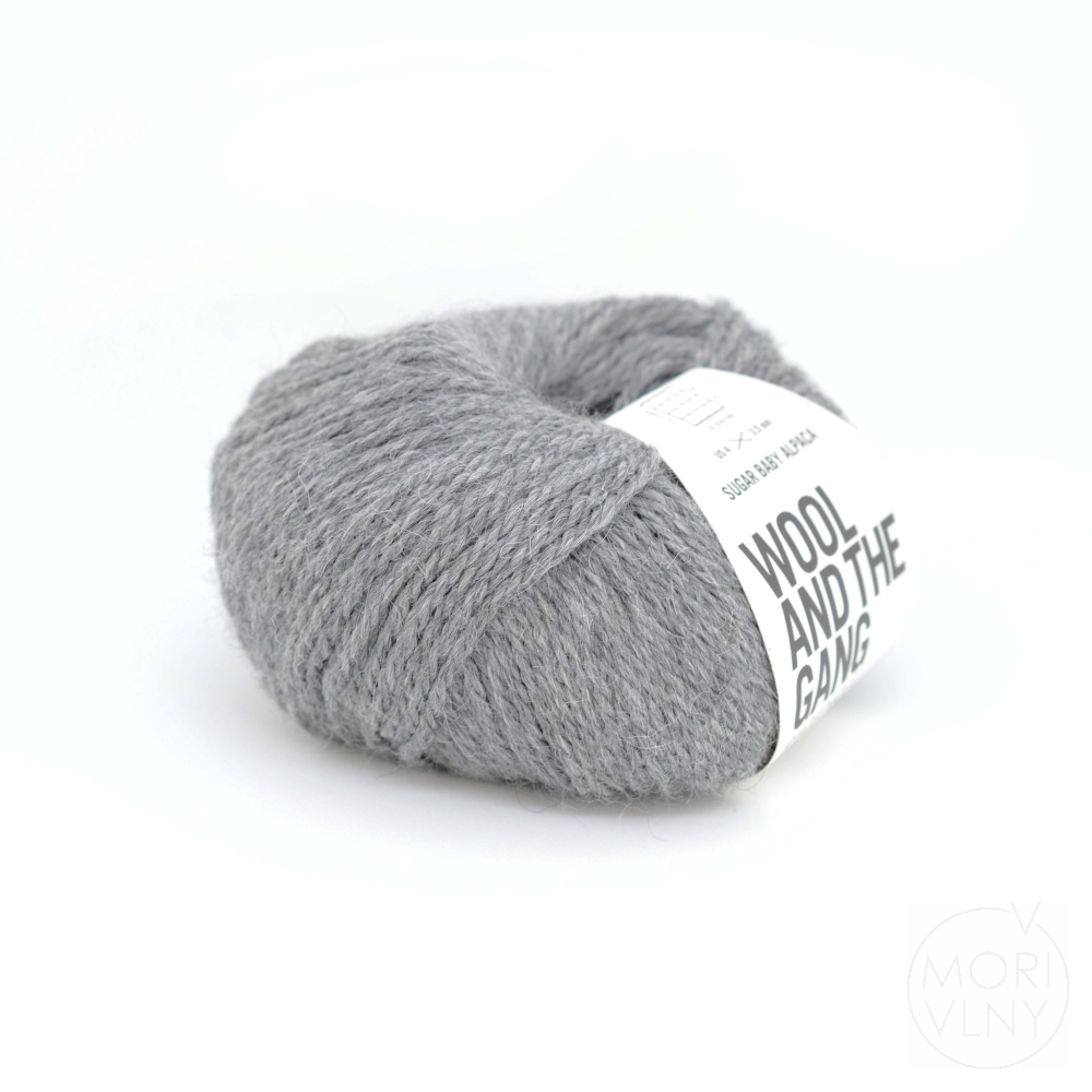 SUGAR BABY ALPACA Tweedy Grey