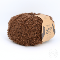 Alpaca Bouclé Čokoláda
