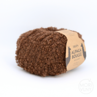 Alpaca Bouclé Čokoláda
